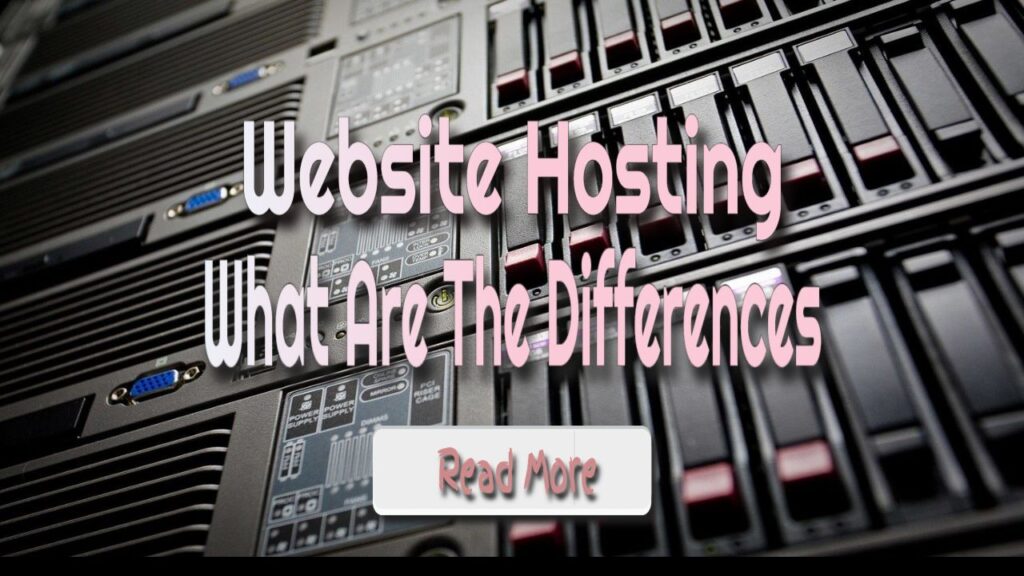 web hosting what are the differences