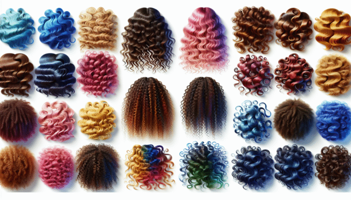 Advanced Tips for Curly Hair Maintenance: A vibrant display showcasing diverse curl patterns, from loose waves to tight coils, each clearly labelled.