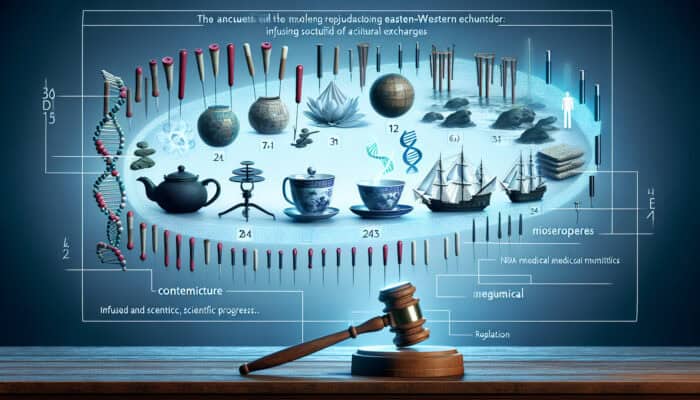 Timeline of acupuncture's evolution in Britain, showcasing its journey from the 17th century to modern, regulated practices that integrate ancient traditions and scientific methodologies.